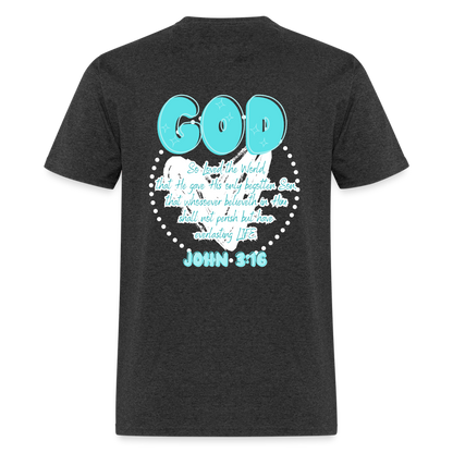 John 3:16 T-Shirt - heather black