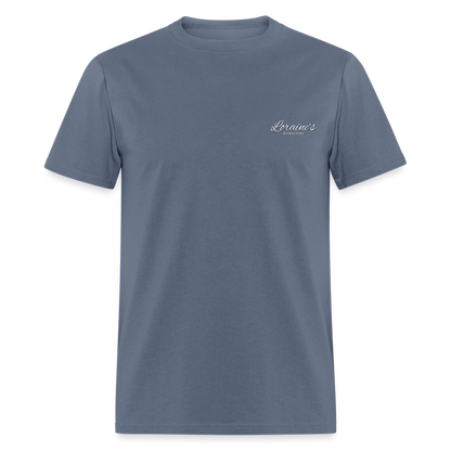1 Cor 16:14 Buffalo Check Classic T-Shirt - denim
