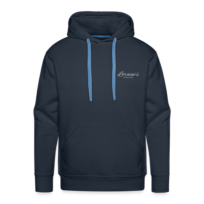 1 Cor 16:14 Gradient Premium Hoodie - navy