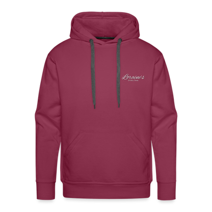 1 Cor 16:14 Stars & Animal Print Premium Hoodie - burgundy