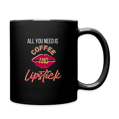 Coffee and Lipstick Promo Full Color Mug - black