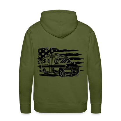 Americana Ambo Premium Hoodie - olive green