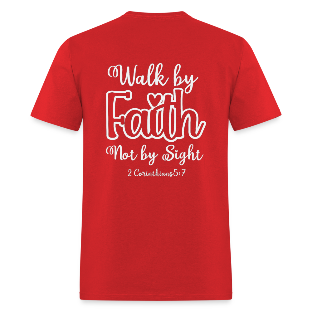 2 Cor 5:7 Classic T-Shirt - red