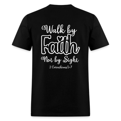 2 Cor 5:7 Classic T-Shirt - black