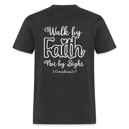 2 Cor 5:7 Classic T-Shirt - heather black