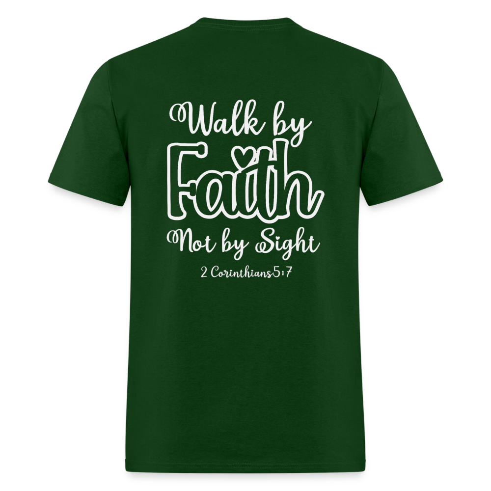 2 Cor 5:7 Classic T-Shirt - forest green