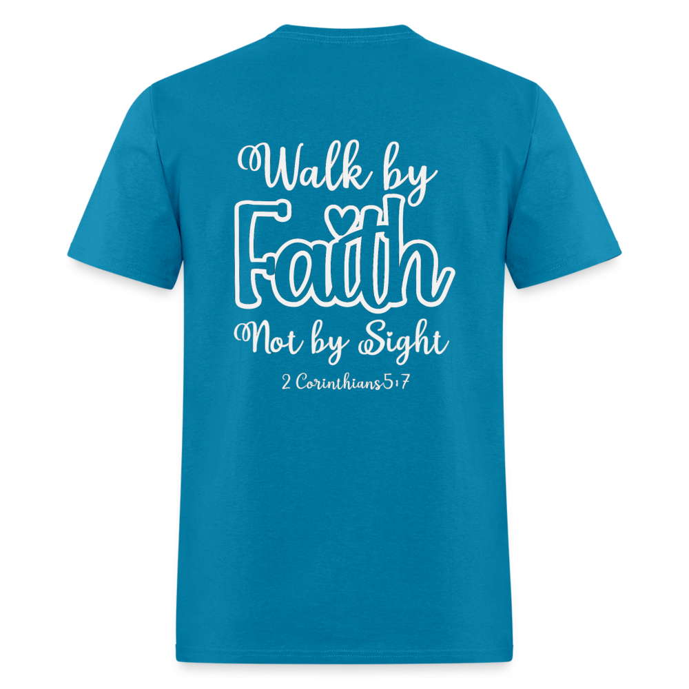 2 Cor 5:7 Classic T-Shirt - turquoise
