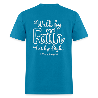 2 Cor 5:7 Classic T-Shirt - turquoise
