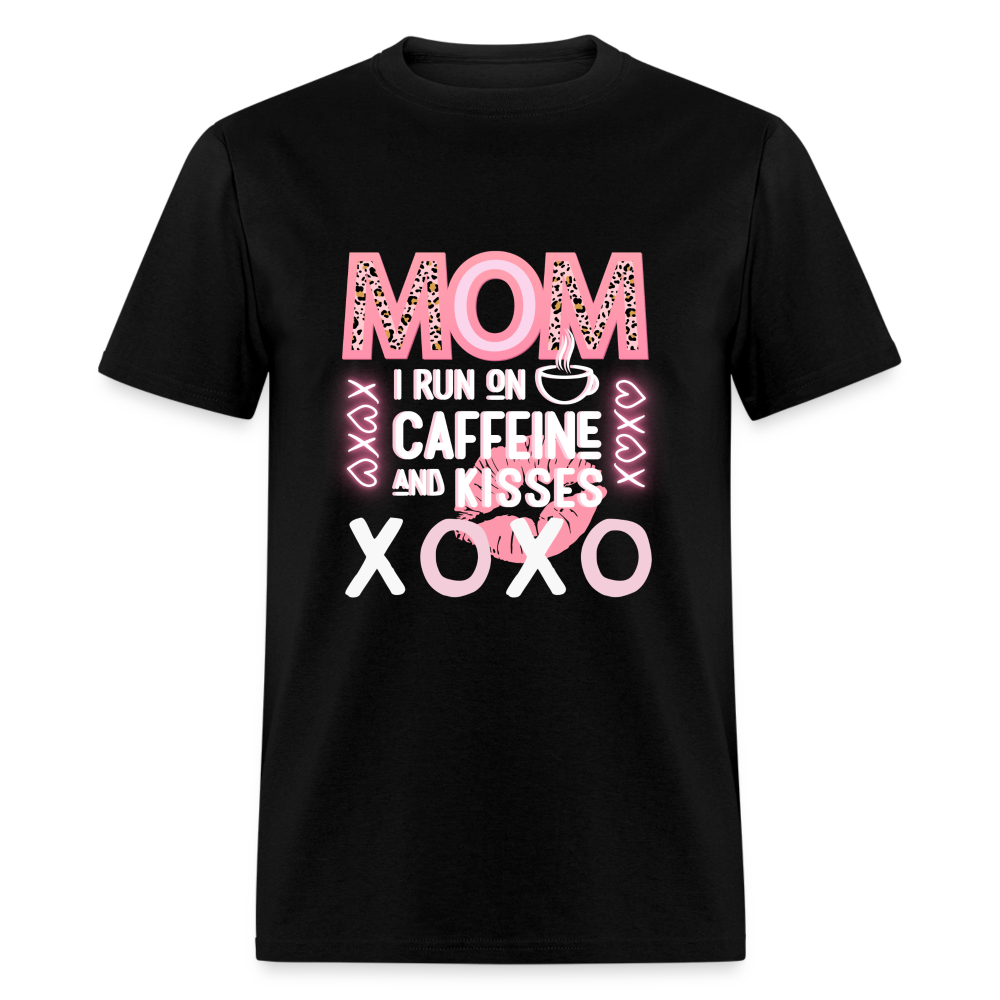 Mom Caff & Kisses Classic T-Shirt - black