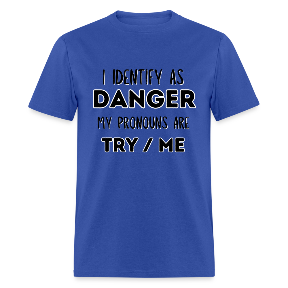 Danger Classic T-Shirt - royal blue