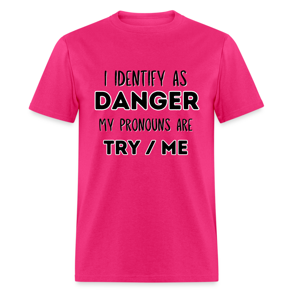 Danger Classic T-Shirt - fuchsia