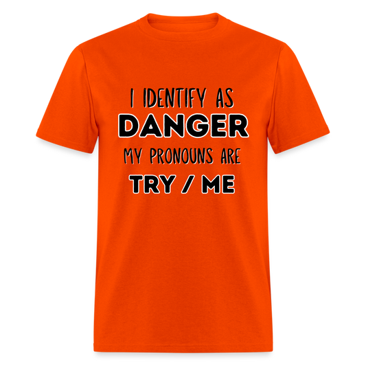 Danger Classic T-Shirt - orange