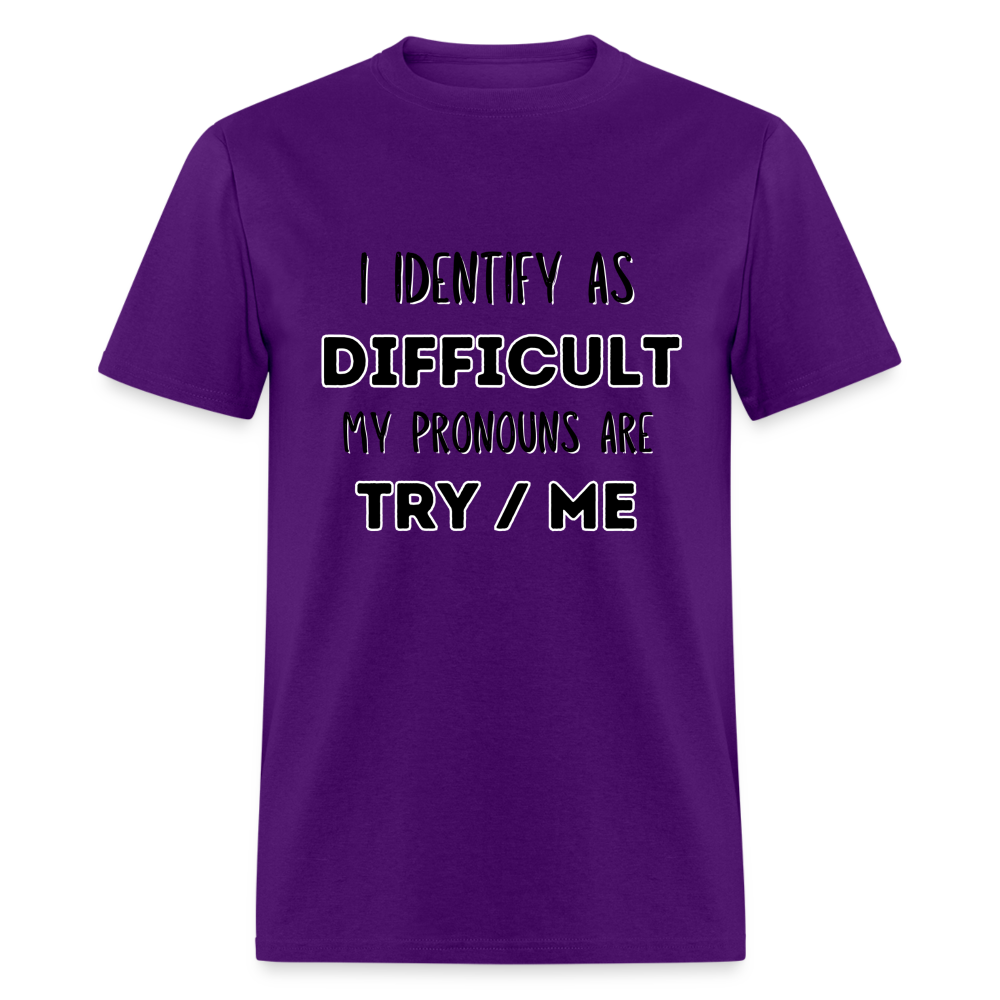 Difficult Classic T-Shirt - purple