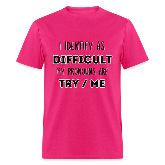 Difficult Classic T-Shirt - fuchsia