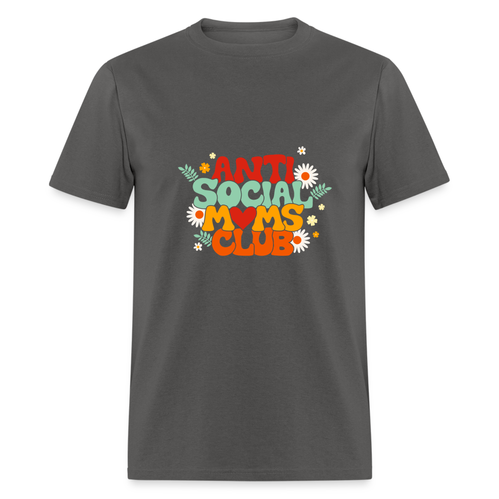 Anti Social Moms Club Classic T-Shirt - charcoal