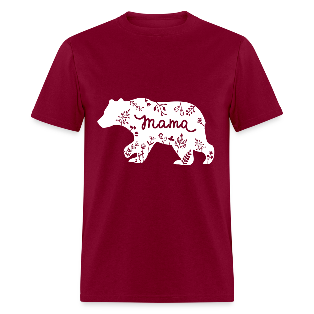 Mama Bear Classic T-Shirt - burgundy