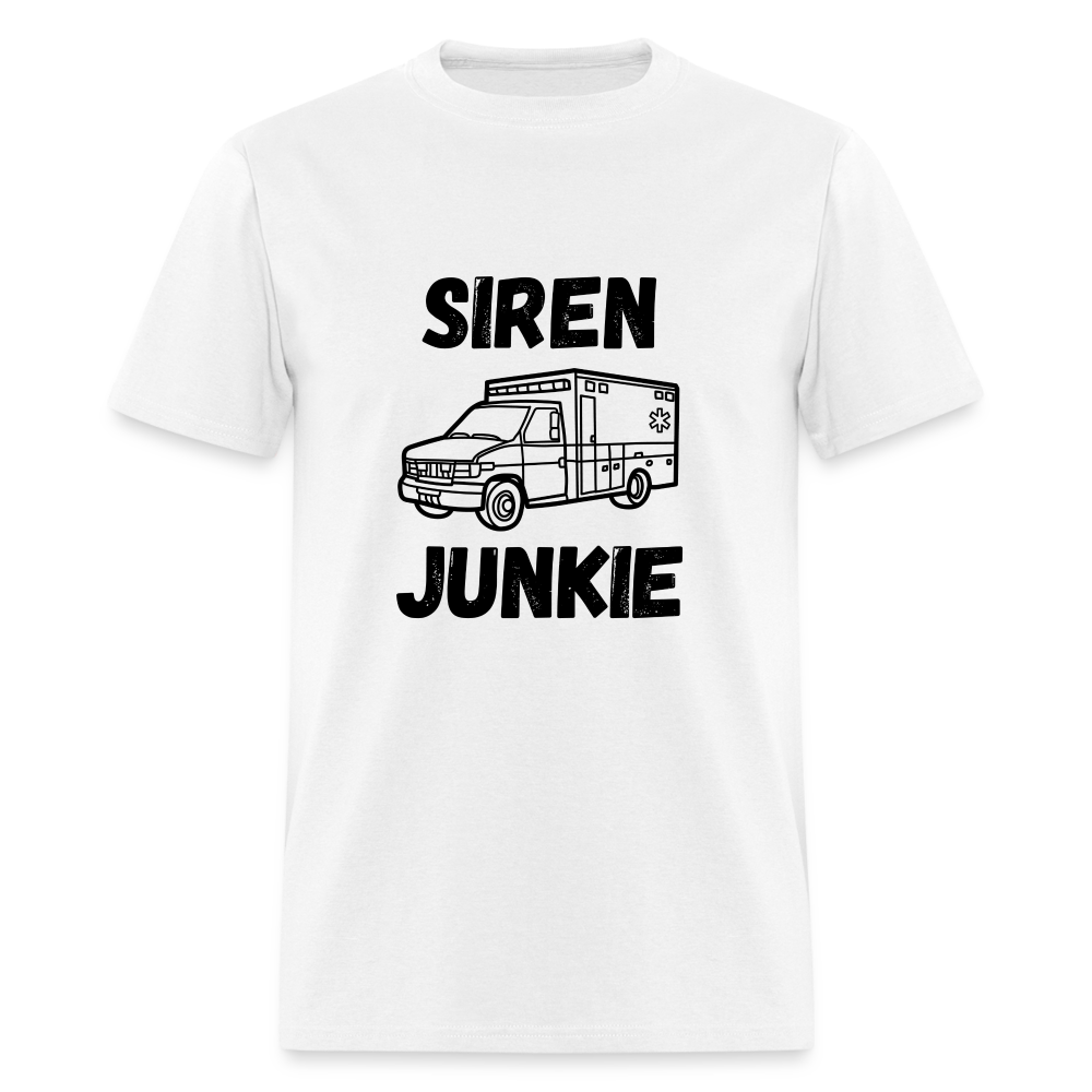 Siren Junkie Black Classic T-Shirt - white