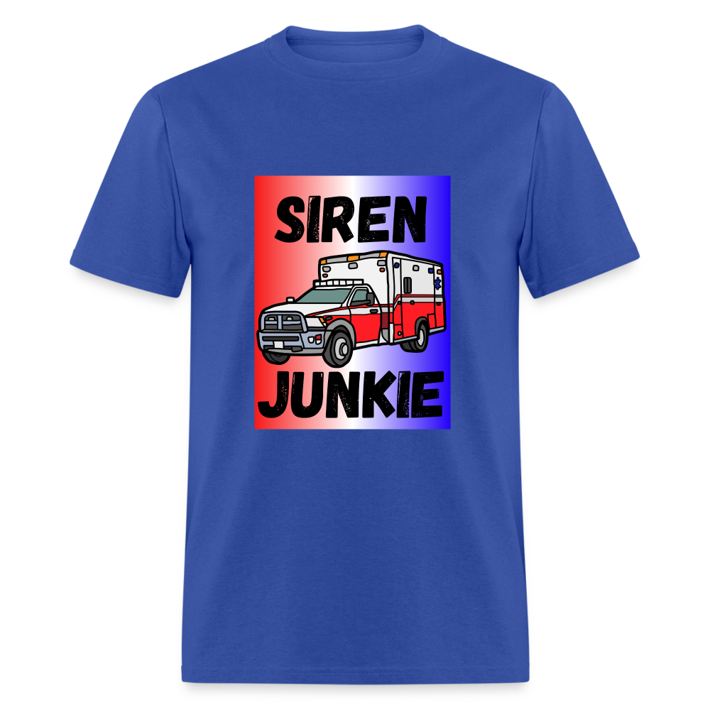 Siren Junkie RWB Classic T-Shirt - royal blue