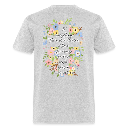 Ecclesiastes 3:1 Classic T-Shirt - heather gray