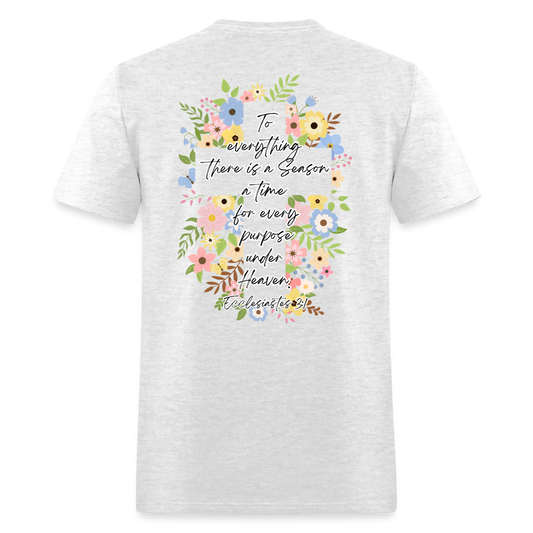 Ecclesiastes 3:1 Classic T-Shirt - light heather gray