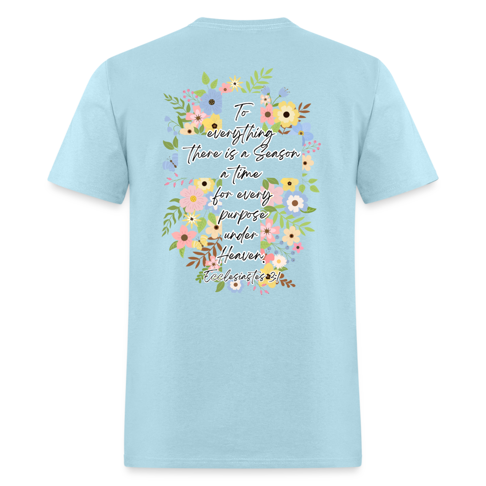 Ecclesiastes 3:1 Classic T-Shirt - powder blue