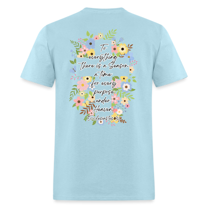 Ecclesiastes 3:1 Classic T-Shirt - powder blue