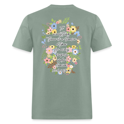Ecclesiastes 3:1 Classic T-Shirt - sage