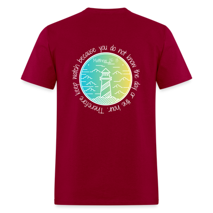 Matt 25:13 Classic T-Shirt - dark red