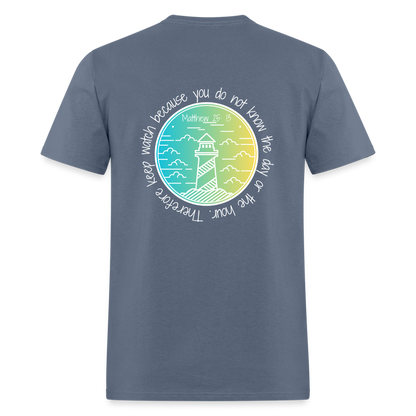 Matt 25:13 Classic T-Shirt - denim