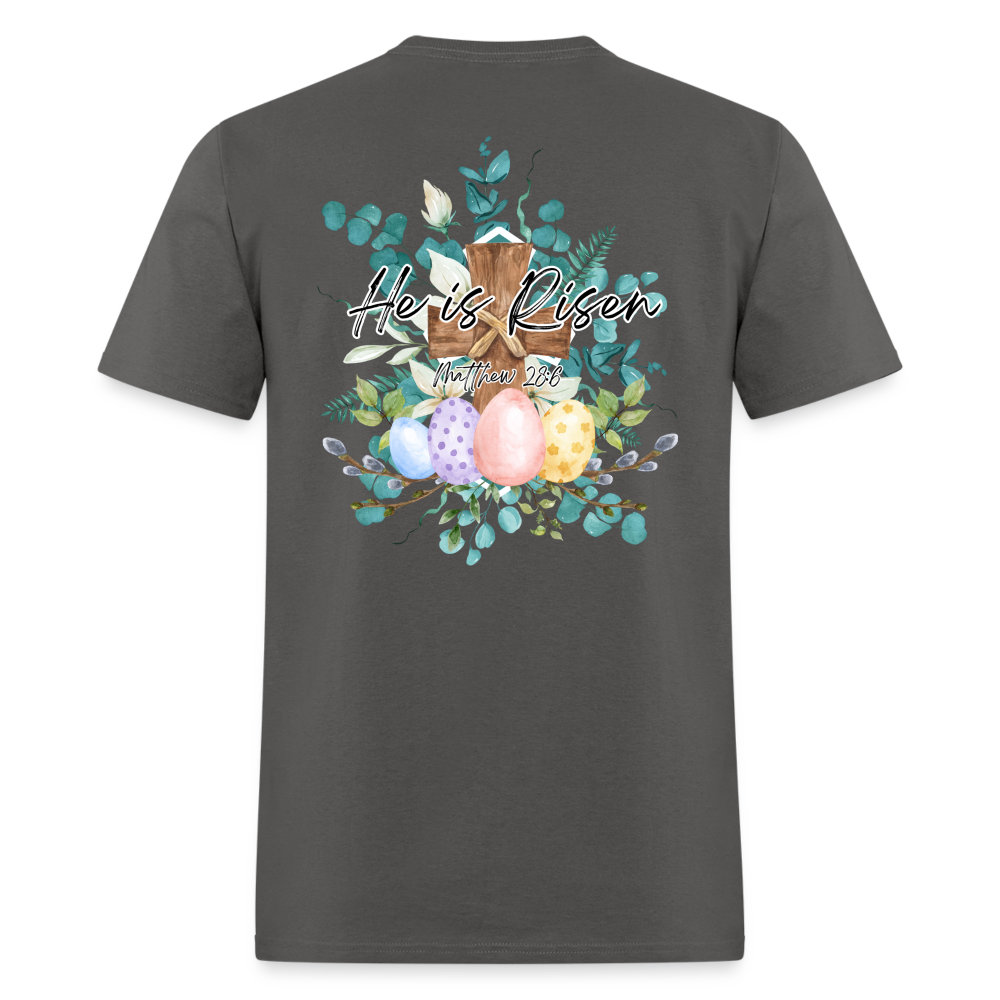 Matt 28:6 Classic T-Shirt - charcoal