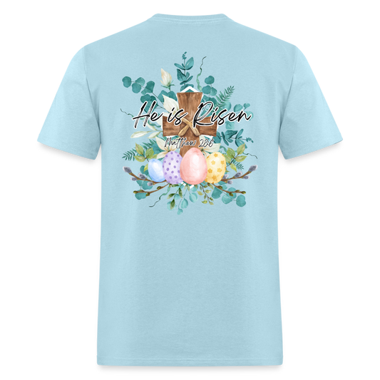 Matt 28:6 Classic T-Shirt - powder blue