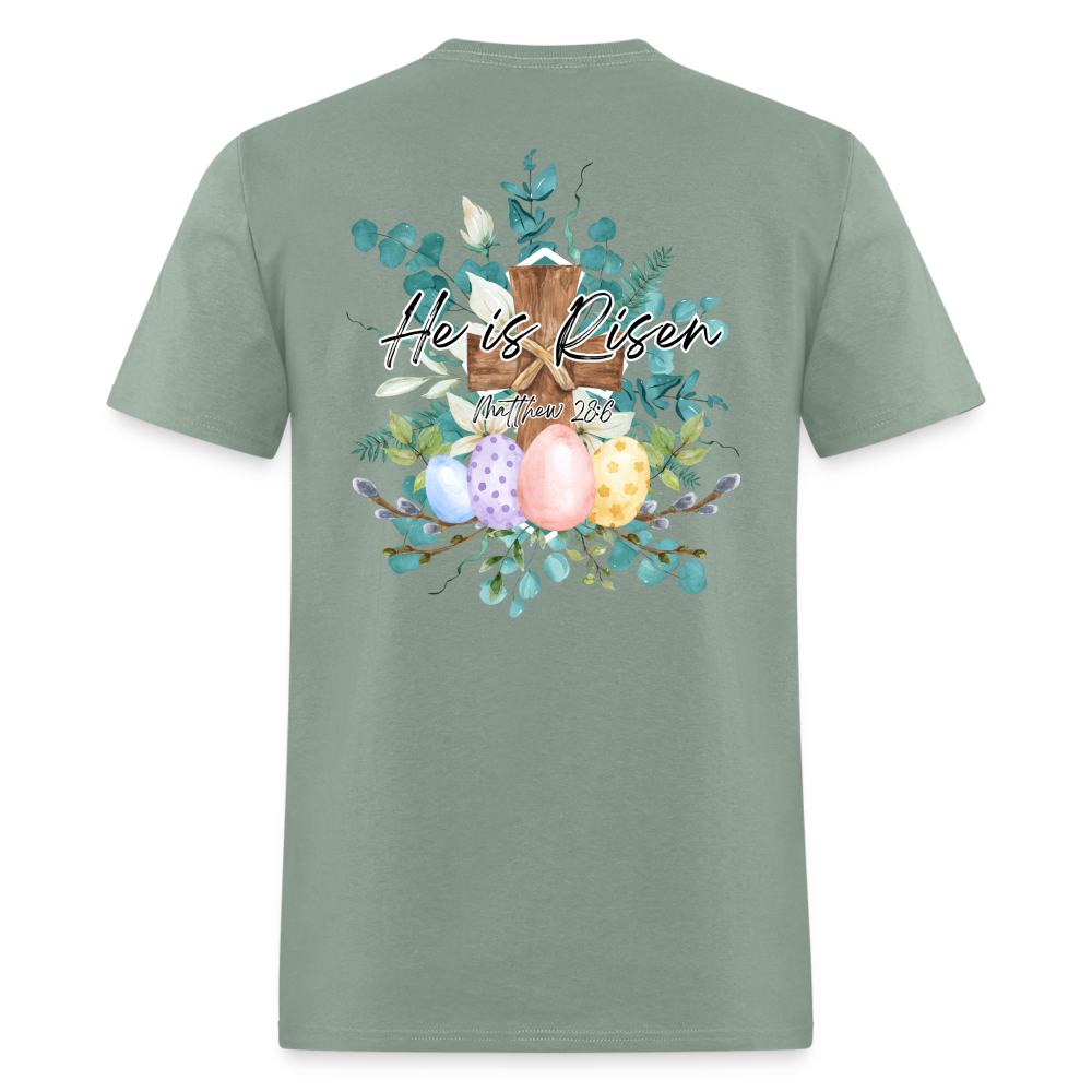 Matt 28:6 Classic T-Shirt - sage