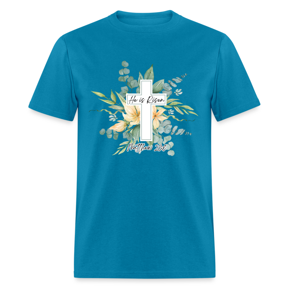 He is Risen Classic T-Shirt - turquoise