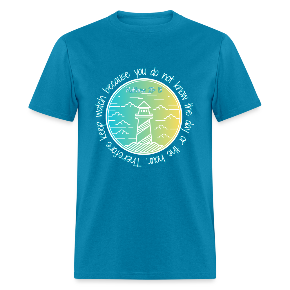 Matt 25:13 T-Shirt - turquoise