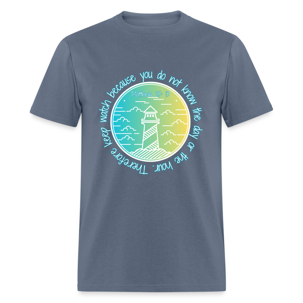 Matt 25:13 T-Shirt - denim