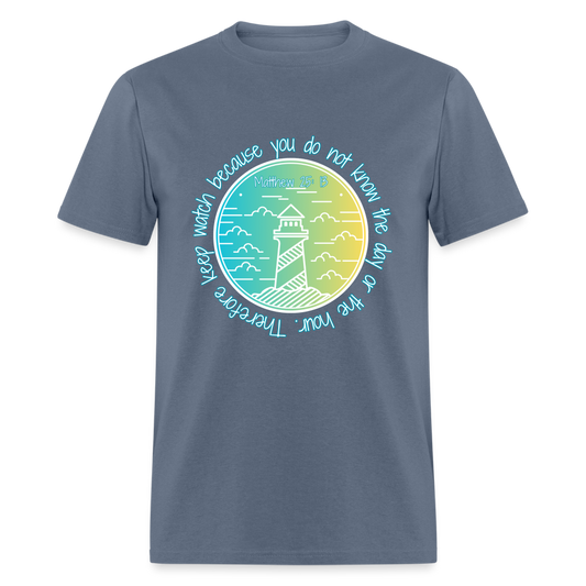 Matt 25:13 T-Shirt - denim