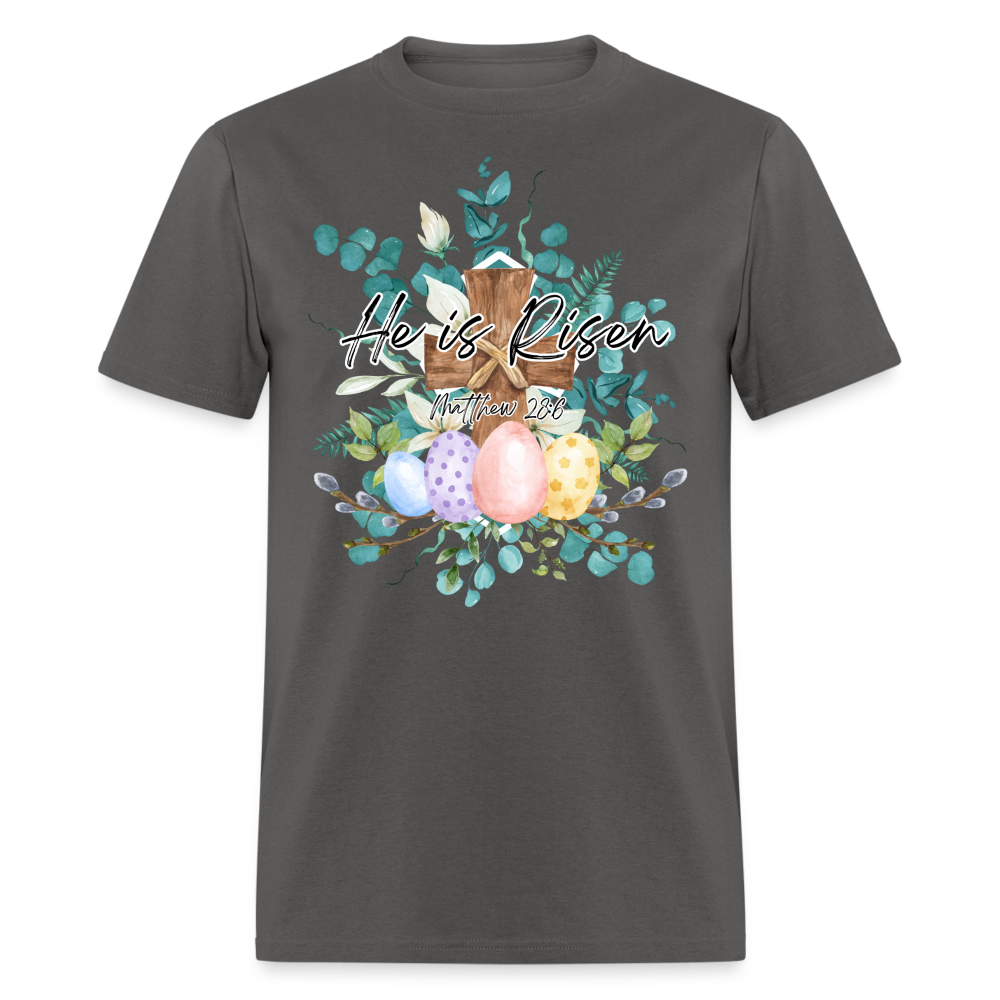 He is Risen Easter Eggs Classic T-Shirt - charcoal