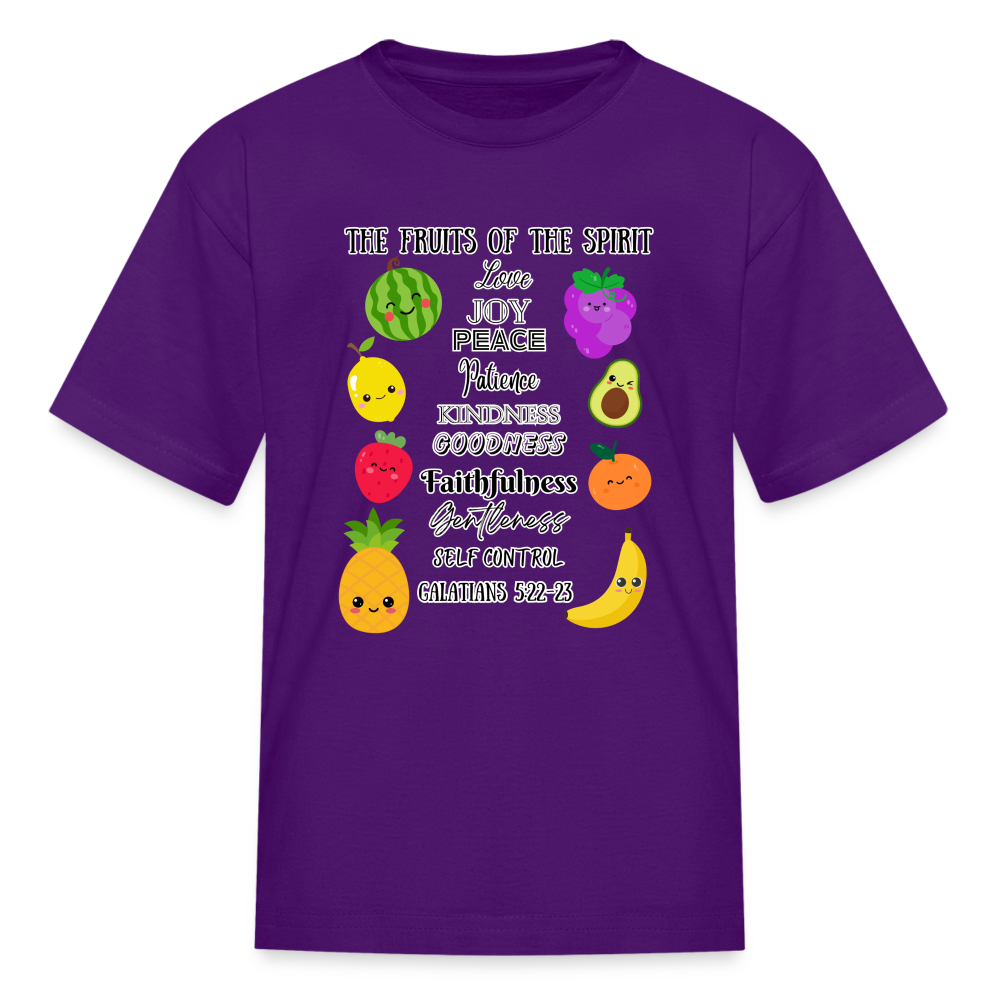 Gal 5:22-23 Kids' T-Shirt - purple