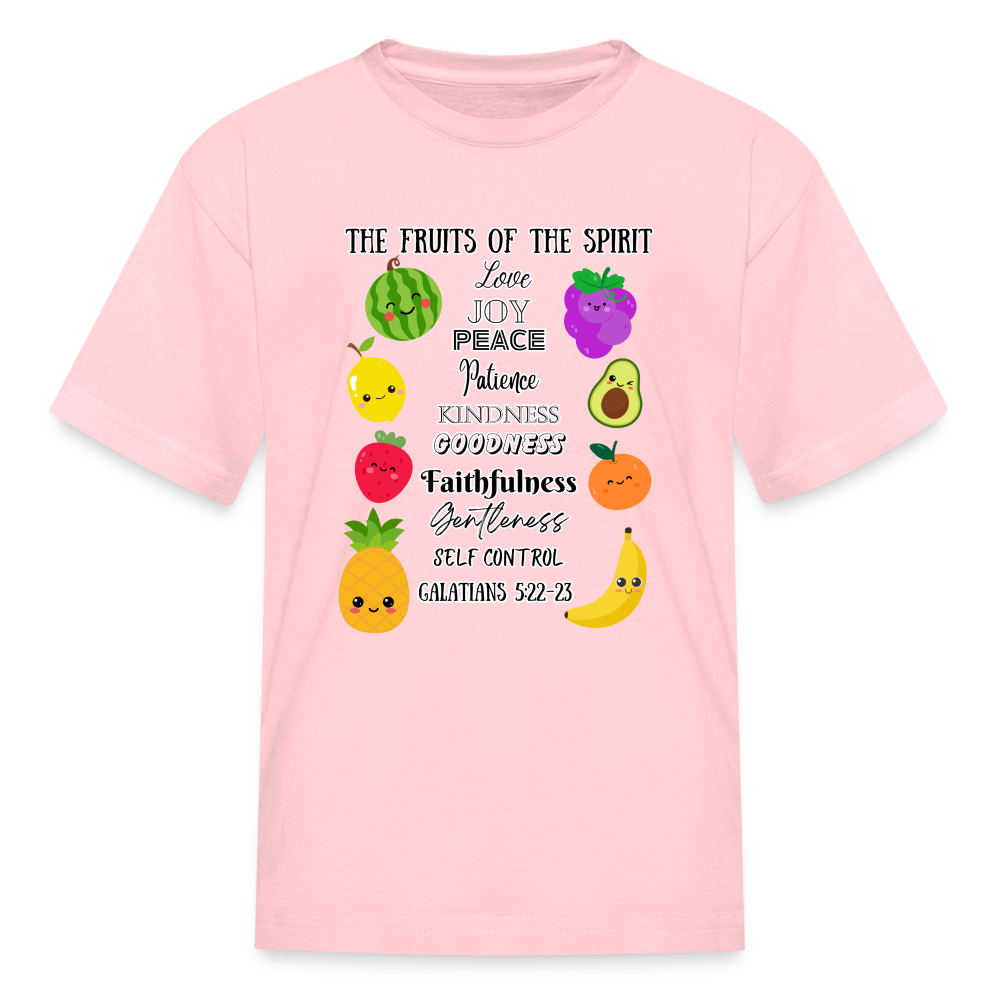 Gal 5:22-23 Kids' T-Shirt - pink