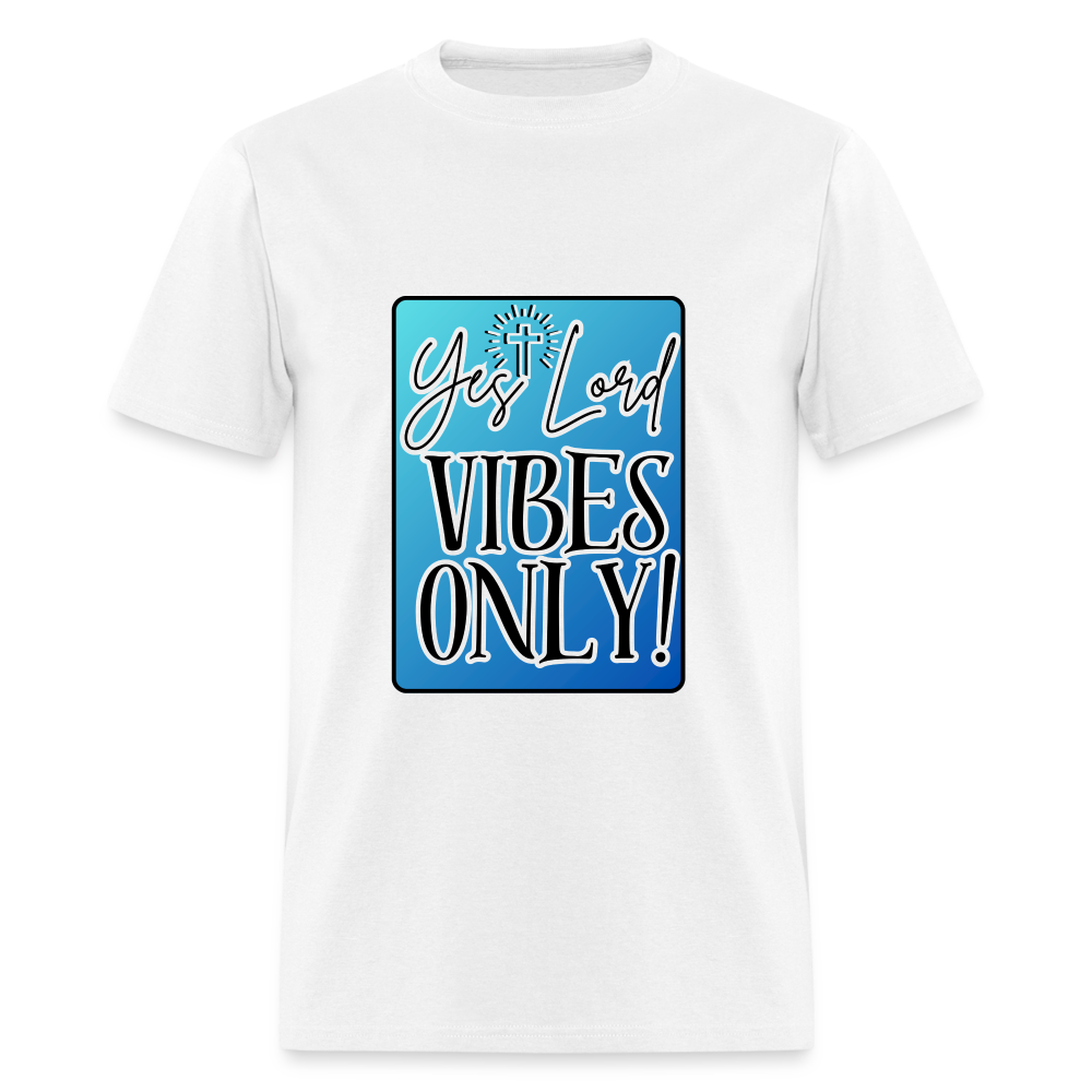 Yes Lord Blue T-Shirt - white