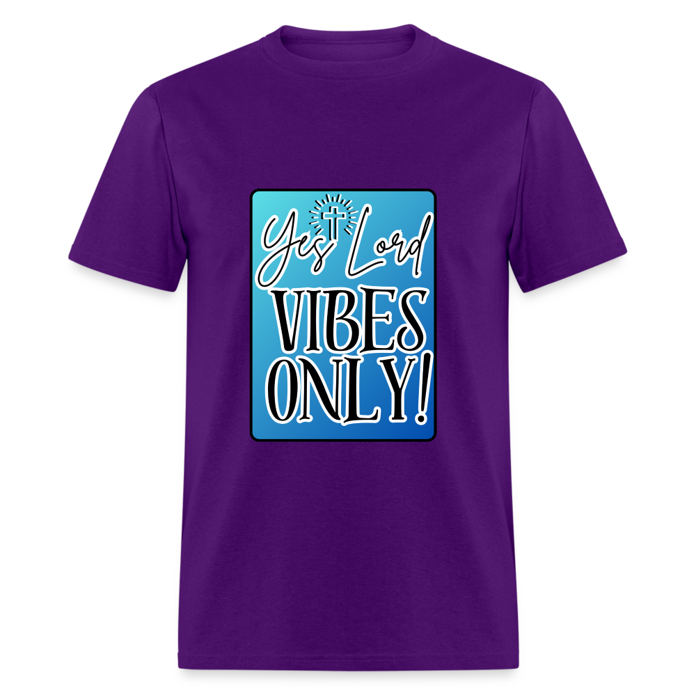 Yes Lord Blue T-Shirt - purple