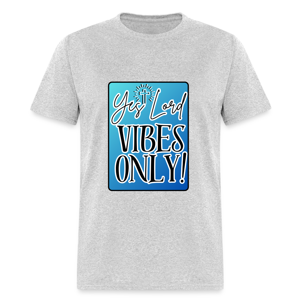 Yes Lord Blue T-Shirt - heather gray
