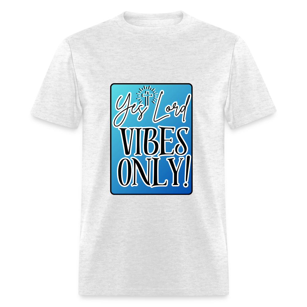 Yes Lord Blue T-Shirt - light heather gray