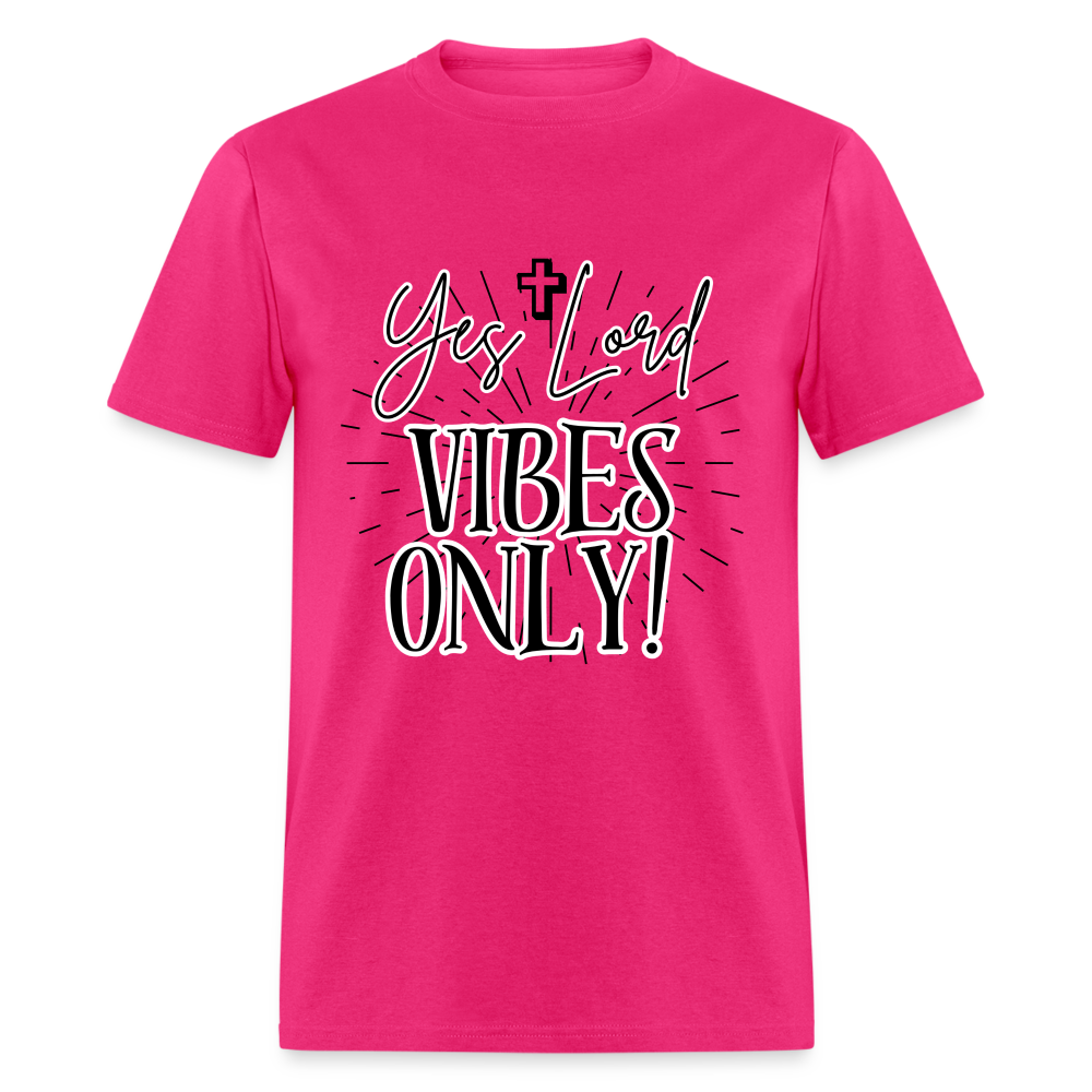Yes Lord Burst T-Shirt - fuchsia
