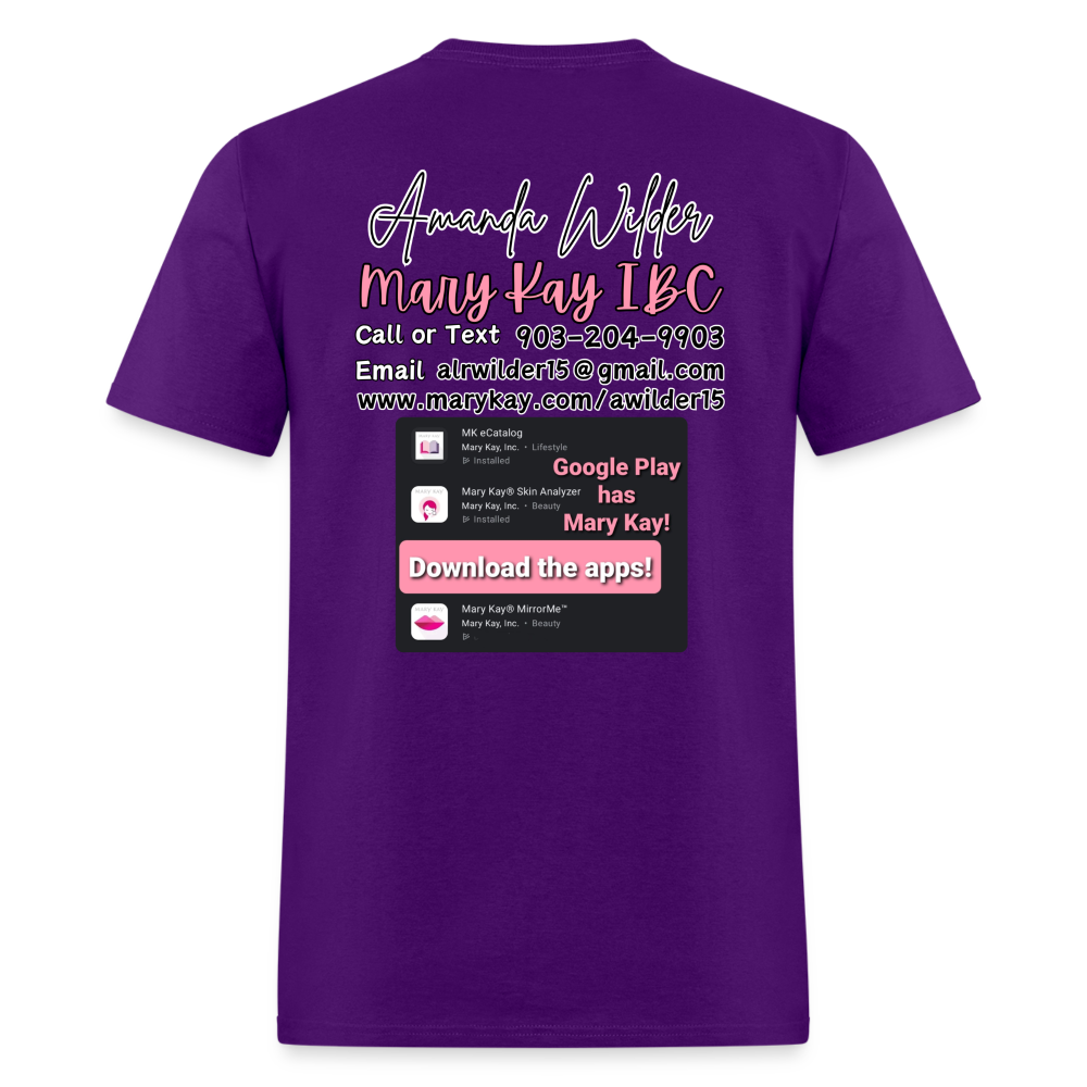 Custom Business T-Shirt - purple