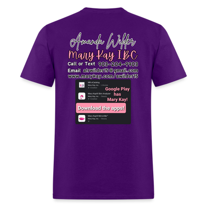 Custom Business T-Shirt - purple