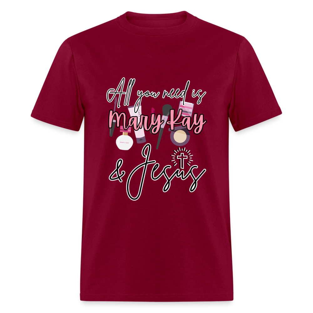 Custom Business T-Shirt - burgundy
