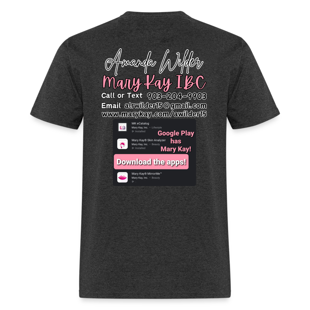 Custom Business T-Shirt - heather black