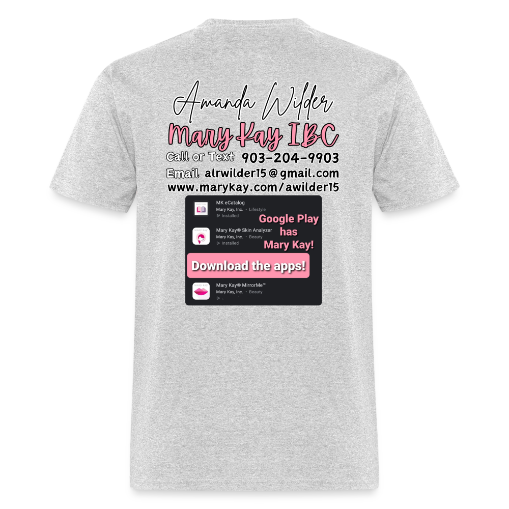 Custom Business T-Shirt - heather gray