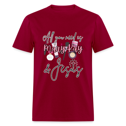 Custom Business T-Shirt - dark red